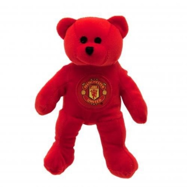 Manchester United FC Official Crest Design Bear One Size Röd Red One Size