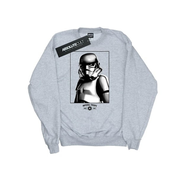 Star Wars Dam/Damer Imperial Troops Sweatshirt S Sports Grå Sports Grey S