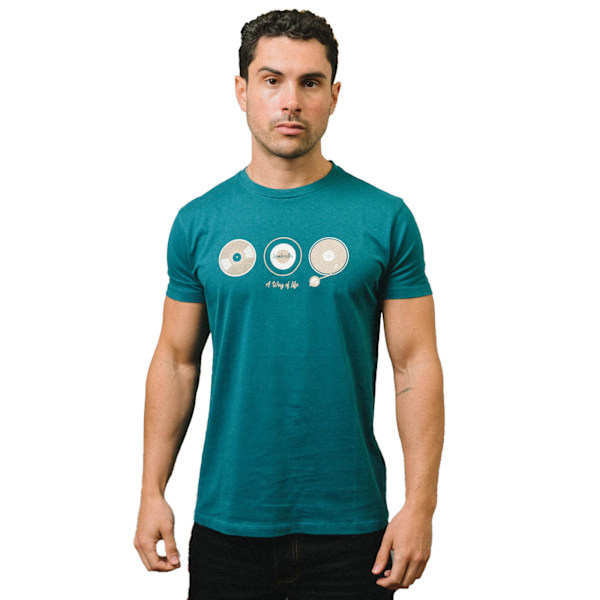Lambretta Herr A Way Of Life Vinylskiva T-Shirt L Gulf Coast Gulf Coast L