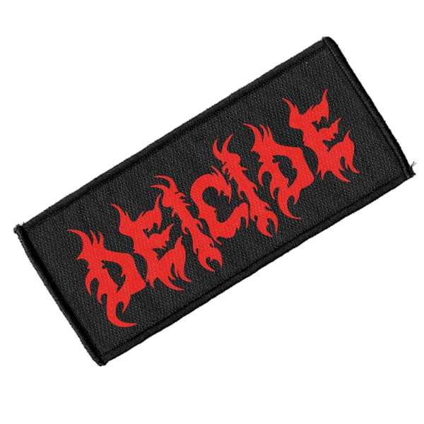 Decide Logotyp Patch One Size Svart Black One Size