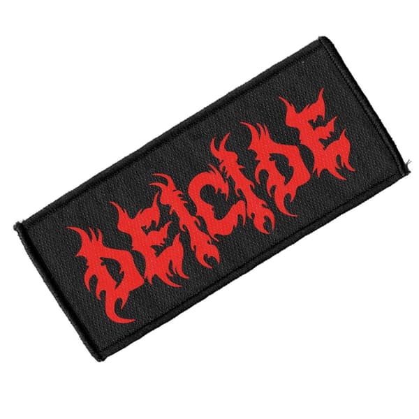 Deicide Logotyp Patch One Size Svart Black One Size