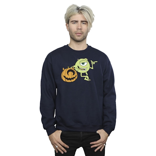 Monsters Inc Herr Mike Pumpa Sweatshirt S Marinblå Navy Blue S
