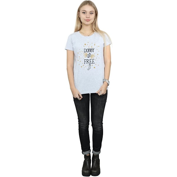 Harry Potter Dam/Kvinnor Dobby Är T-Shirt XL Sports Grey Sports Grey XL
