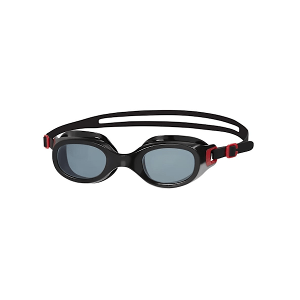 Speedo Unisex Futura Classic simglasögon för vuxna, en storlek, rök/röd Smoke/Red One Size
