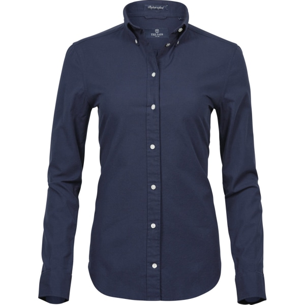 Tee Jays Dam/Dam Perfekt långärmad Oxfordskjorta L Marinblå Navy L