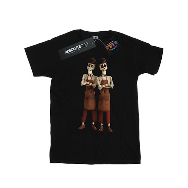 Disney Dam/Damer Coco Oscar Och Felipe Tvillingbröder Bomull Black 4XL