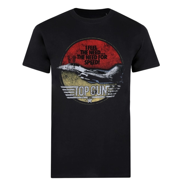Top Gun Unisex Adult Speed ​​Fighter T-shirt 3XL Svart Black 3XL