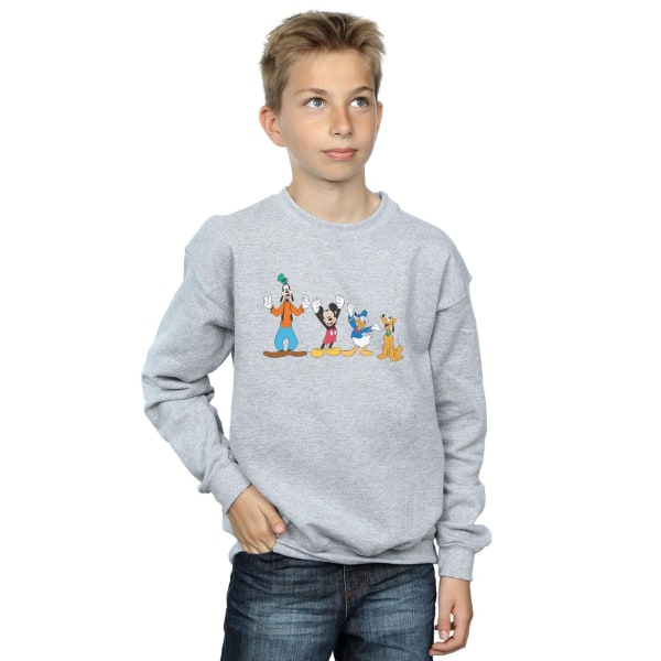 Disney Boys Musse Pigg Friends Sweatshirt 12-13 år Sport Sports Grey 12-13 Years