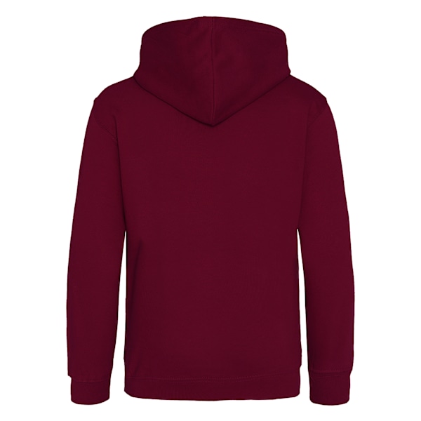 Awdis Barn Unisex Tröja Med Luva / Hoodie / Zoodie 3-4 Bourgogne Burgundy 3-4