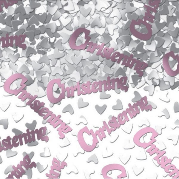 Amscan Pink Confetti - Dop One Size Silver/Rosa Silver/Pink One Size