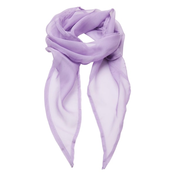 Premier Damer/Kvinnor Work Chiffong Formell Scarf One Size Lila Purple One Size