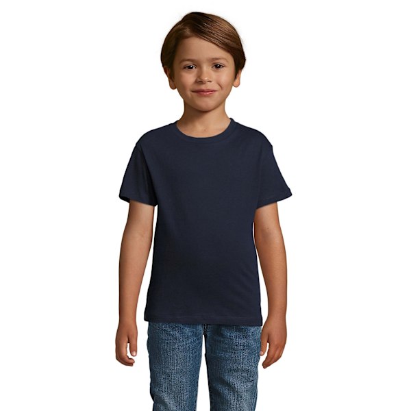 SOLS Barn/Barn Regent Kortärmad Åtsittande T-shirt 2 År French Navy 2 Years