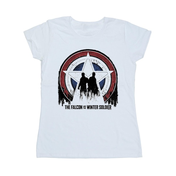 Marvel Dam/Kvinnor The Falcon And The Winter Soldier Star Sil White XXL