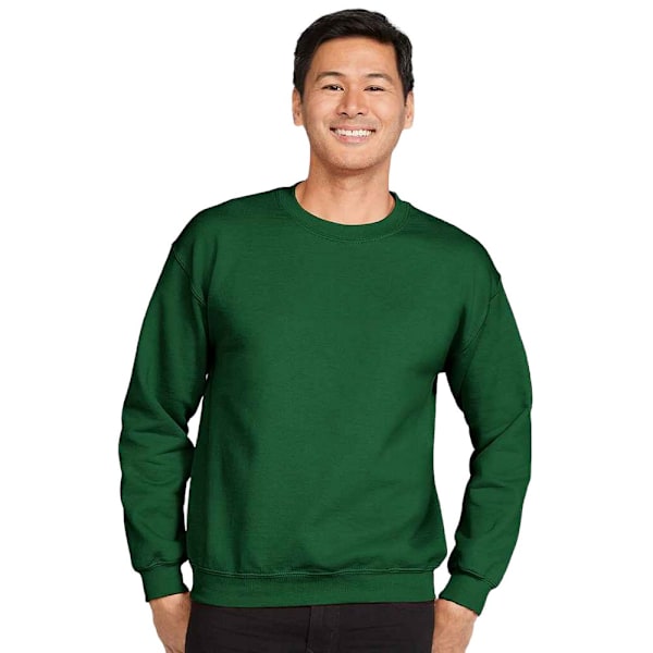 Gildan Herr Heavy Blend Sweatshirt S Skogsgrön Forest Green S
