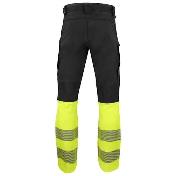 Projob Unisex Adult Stretch Stripe High-Vis Work Trousers 32T Y Yellow/Black 32T