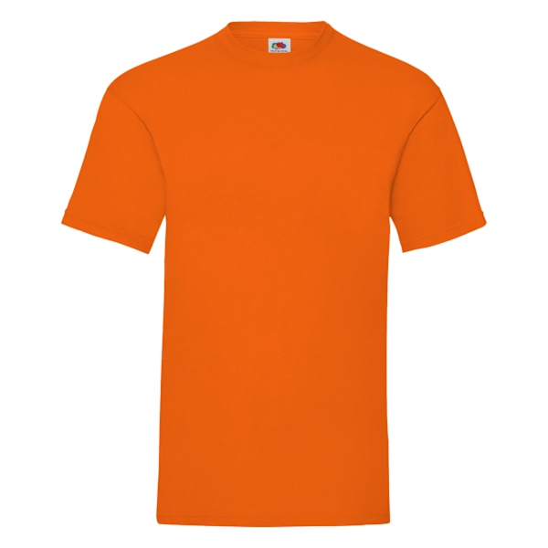 Fruit Of The Loom Mens Valueweight Kortärmad T-shirt L Orange Orange L