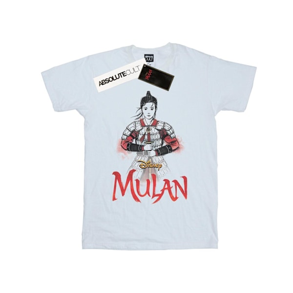 Disney Boys Mulan Movie Sword Pose T-Shirt 9-11 år Vit White 9-11 Years