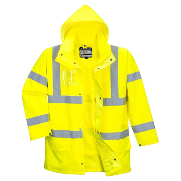 Portwest Herr Essential 5 i 1 Hi-Vis Jacka L Gul Yellow L