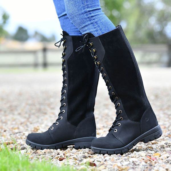 Dublin Unisex Adult Sloney Suede Country Boots 3 UK Svart Black 3 UK