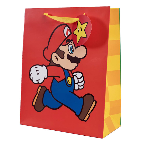 Super Mario Presentpåse M Flerfärgad Multicoloured M