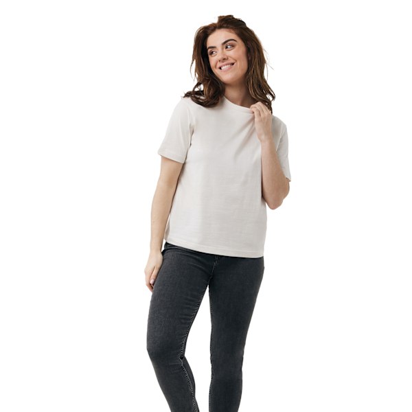Iqoniq Unisex Vuxen Teide Återvunnen Bomulls T-Shirt XXS Ivory Whi Ivory White XXS