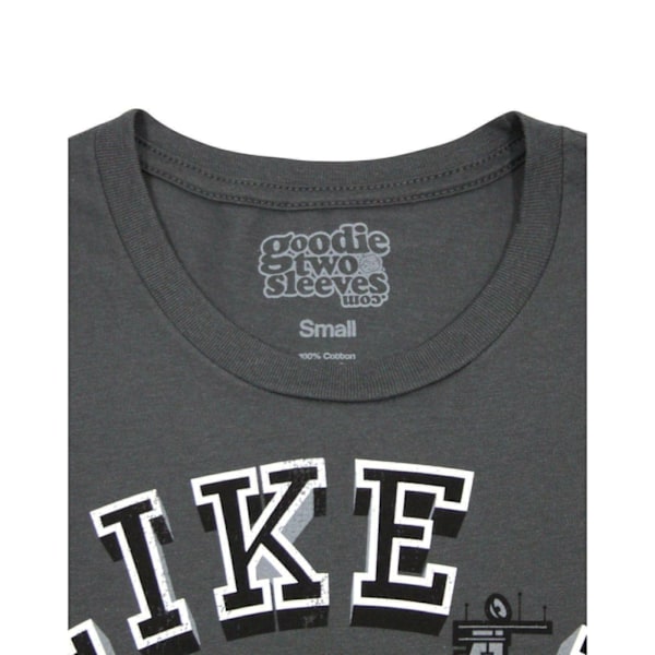 Goodie Two Sleeves Dam/Damer Battleship Like A G6 T-Shirt M Charcoal M