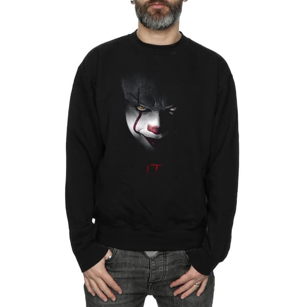 It Herr Pennywise Stirr Bomulls Sweatshirt M Svart Black M