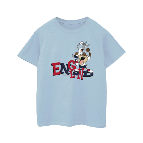 Looney Tunes Boys Bugs & Taz England T-shirt 12-13 år Baby B Baby Blue 12-13 Years