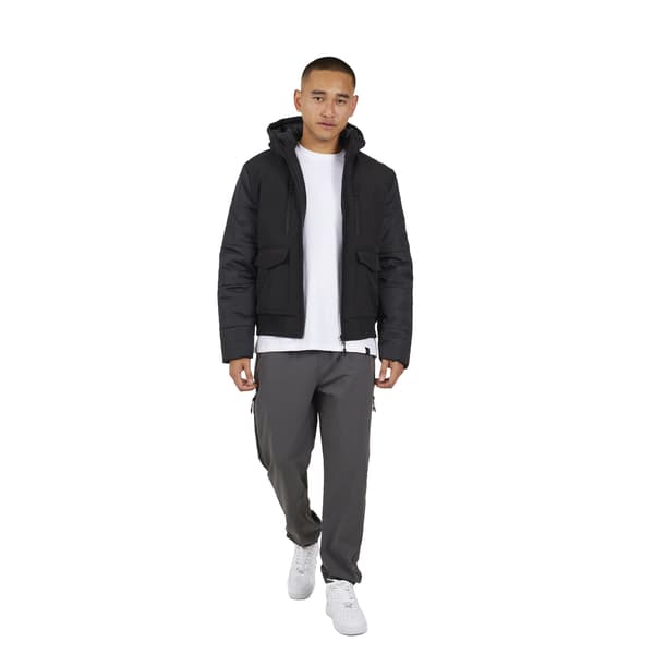Brave Soul Herr Puffer Soft Shell Jacka L Svart Black L
