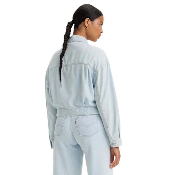 Levis Dam Lättvikts Truckerjacka 8 UK Ljusblå Light Blue 8 UK