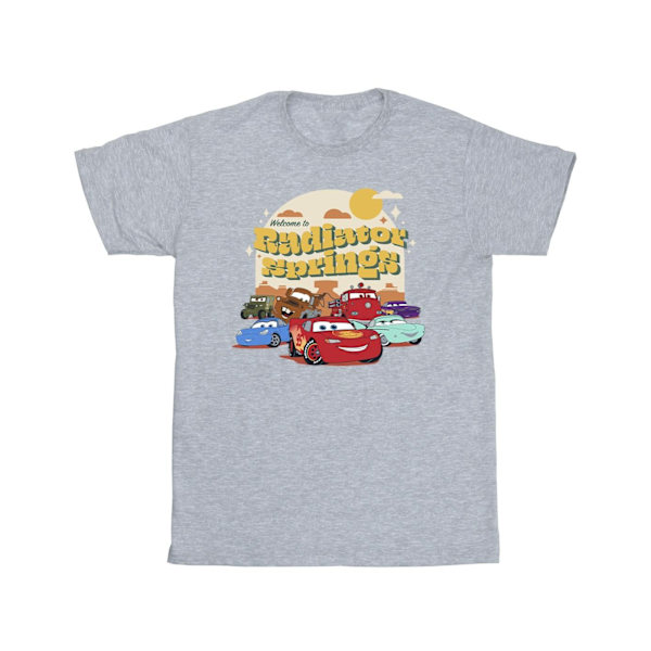 Disney Boys Cars Radiator Springs Group T-shirt 9-11 år Spor Sports Grey 9-11 Years