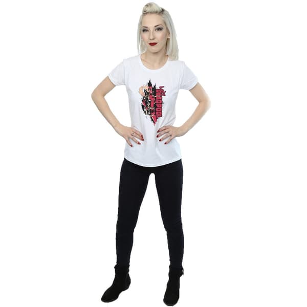 Marvel Dam/Dam Deadpool Lady Deadpool T-shirt i bomull M Vit White M