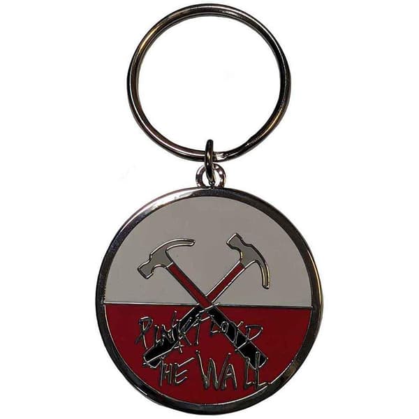 Pink Floyd The Wall Hammers Logo Nyckelring One Size Silver/White/ Silver/White/Red One Size
