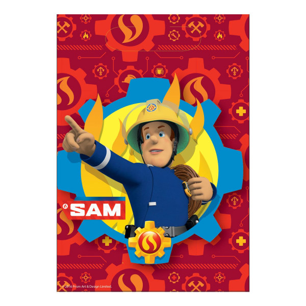 Brandman Sam festväskor (paket med 8) One Size Röd/Gul/Blå Red/Yellow/Blue One Size