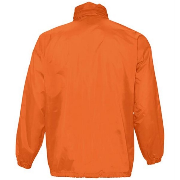 SOLS Unisex Surf Windbreaker Lättviktsjacka M Orange Orange M