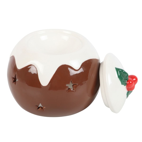 Something Different Jul Pudding Oljebrännare En Storlek Brun Brown/White One Size