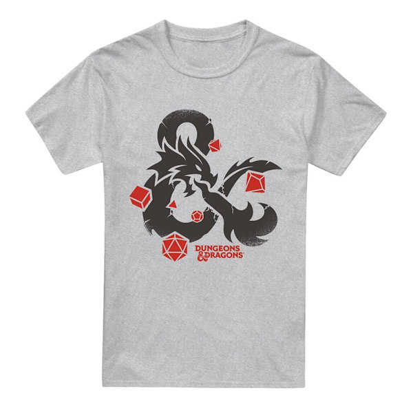 Dungeons & Dragons Herr Ampersand Tärnings T-Shirt 3XL Sport Heathe Sport Heather 3XL