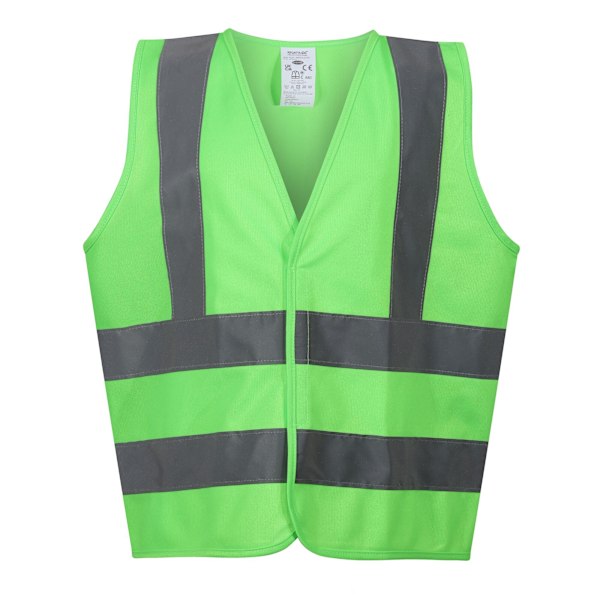 Regatta Barn/Barn Hi-Vis Väst 9-10 År Fluro Grön Fluro Green 9-10 Years