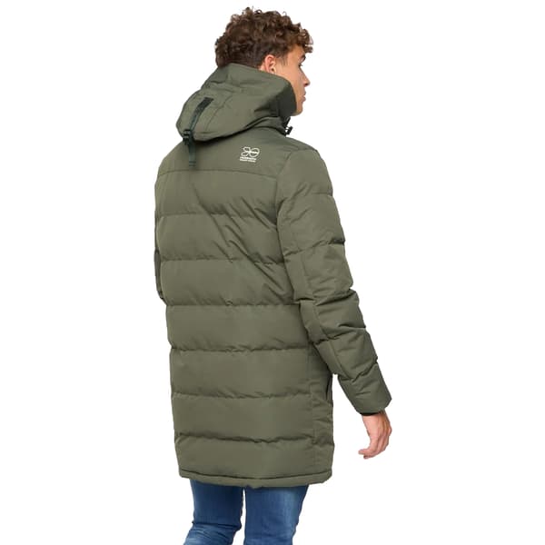Crosshatch Herr Milwaka Lång Vadderad Jacka XXL Oliv Olive XXL