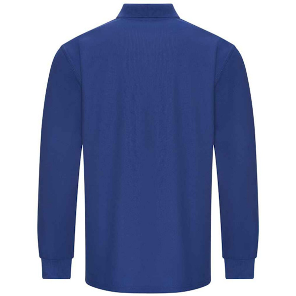 PRO RTX Herr Pro Piqué Långärmad Poloskjorta L Royal Blue Royal Blue L