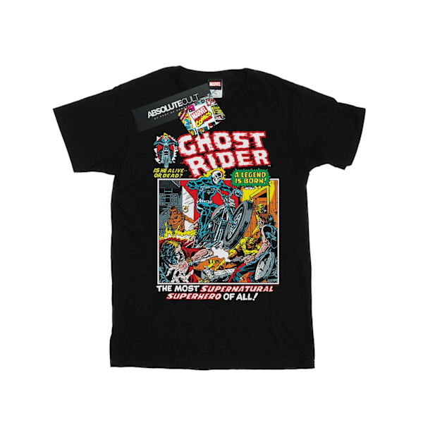 Marvel Boys Ghost Rider T-shirt 12-13 år Svart Black 12-13 Years