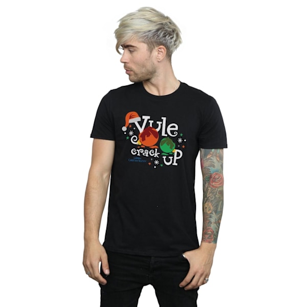 National Lampoon's Christmas Vacation Herr Yule Crack Up T-Shirt Black L
