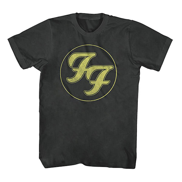 Foo Fighters Unisex Vuxen Distressed Logo T-Shirt XXL Svart Black XXL
