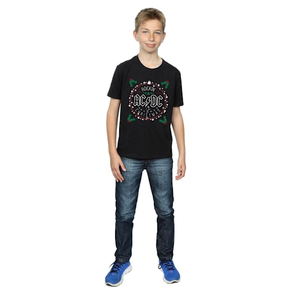 AC/DC Boys Jul Cirkel T-shirt 9-11 år Svart Black 9-11 Years