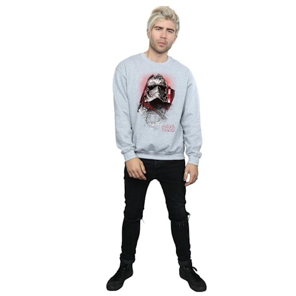 Star Wars The Last Jedi Captain Phasma Borstad Sweatshirt för Män Sports Grey L