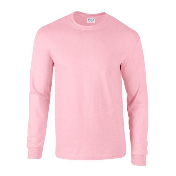 Gildan Unisex Adult Ultra Cotton Long-Sleeved T-Shirt XL Ljus Light Pink XL