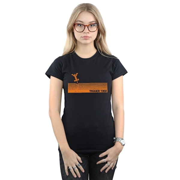 Disney Dam/Dam Winnie The Pooh Tigger 1968 Bomull T-shirt Black L