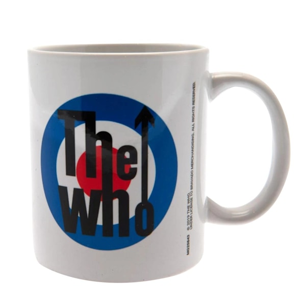 The Who Target Logomugg En Storlek Vit/Blå/Röd/Svart White/Blue/Red/Black One Size
