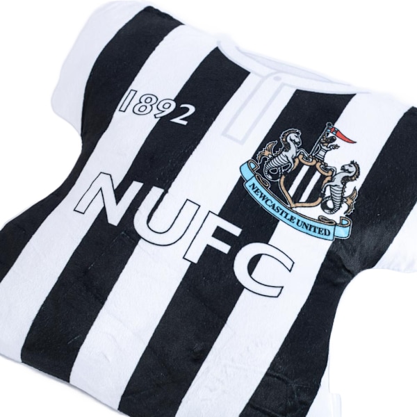 Newcastle United FC 1892 fotbollströja fylld kudde 30cm x 3 White/Black 30cm x 35cm