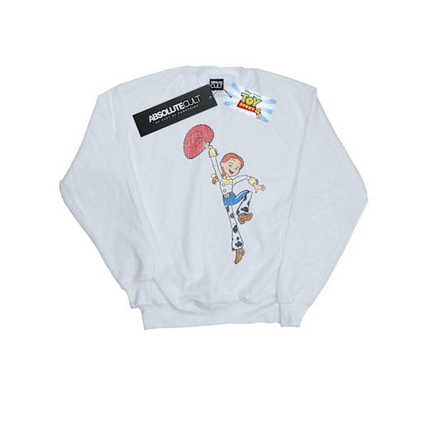 Disney Dam/Damer Toy Story 4 Jessie Jump Pose Sweatshirt XX White XXL